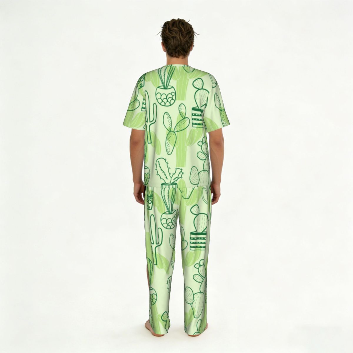 Men Pajamas Suit Short Sleeved - Summer Clothing Patterns avis et prix