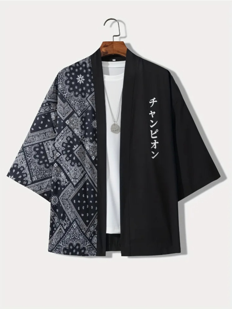 Men's Casual Kimono Style Japa - Summer Vacation Clothing Men avis et prix