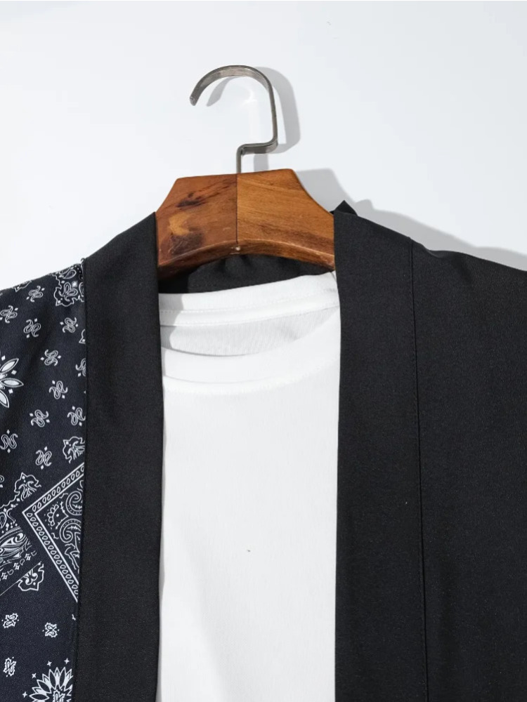 Men's Casual Kimono Style Japa - Summer Vacation Clothing Men avis et prix