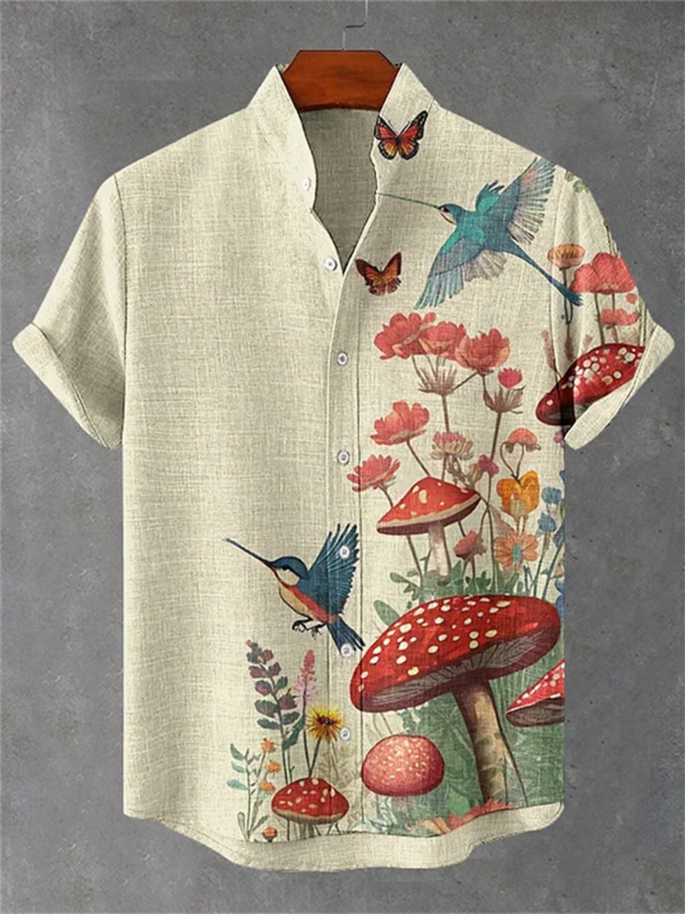 Men's Summer Linen Shirt Short - Summer Vacation Clothing Men avis et prix