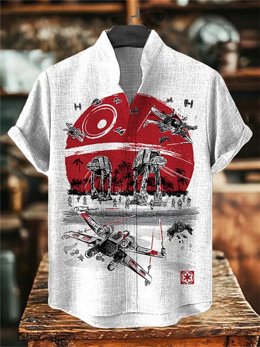 Men's Summer Linen Shirt Short - Summer Vacation Clothing Men avis et prix