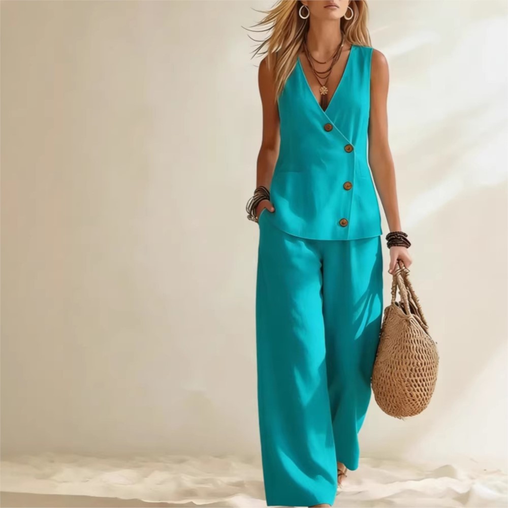 Fashion Deep V-neck Sleeveless - Zara Summer Clothing For Women avis et prix