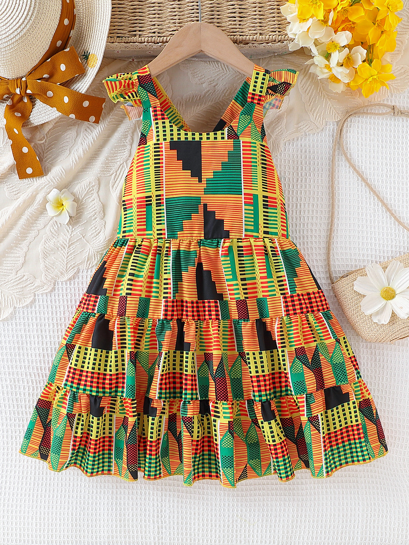 Girls summer African bohemian  - Summer Clothing For Girls avis et prix