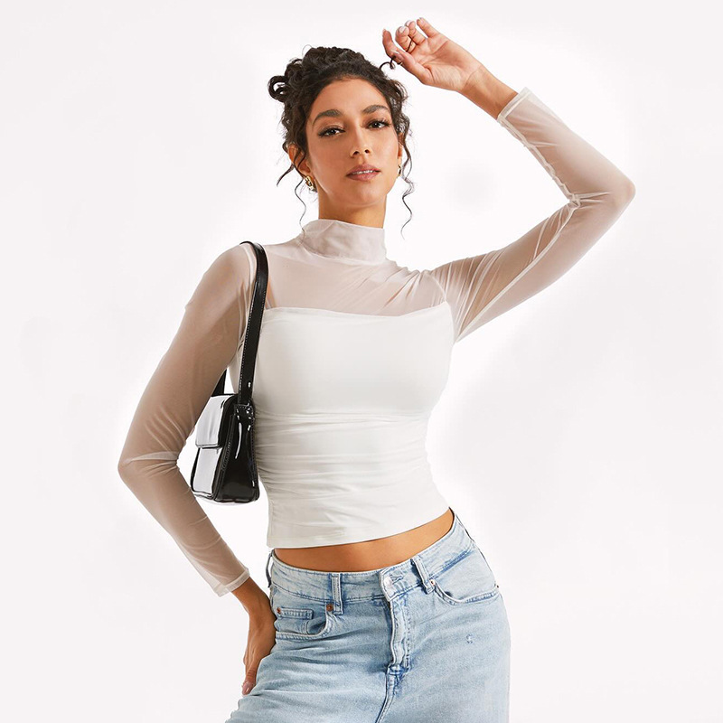 Sexy Brown Tops Chic Women's L - Summer Days Clothing avis et prix
