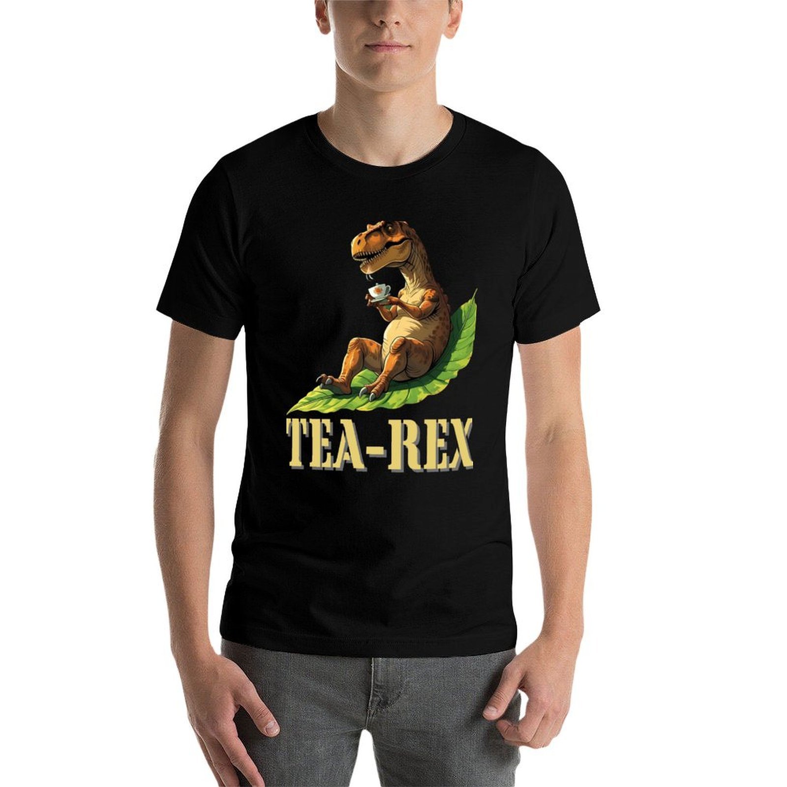 Tea Rex T-Shirt Clothing anime - Summer Clothing Essentials Men avis et prix