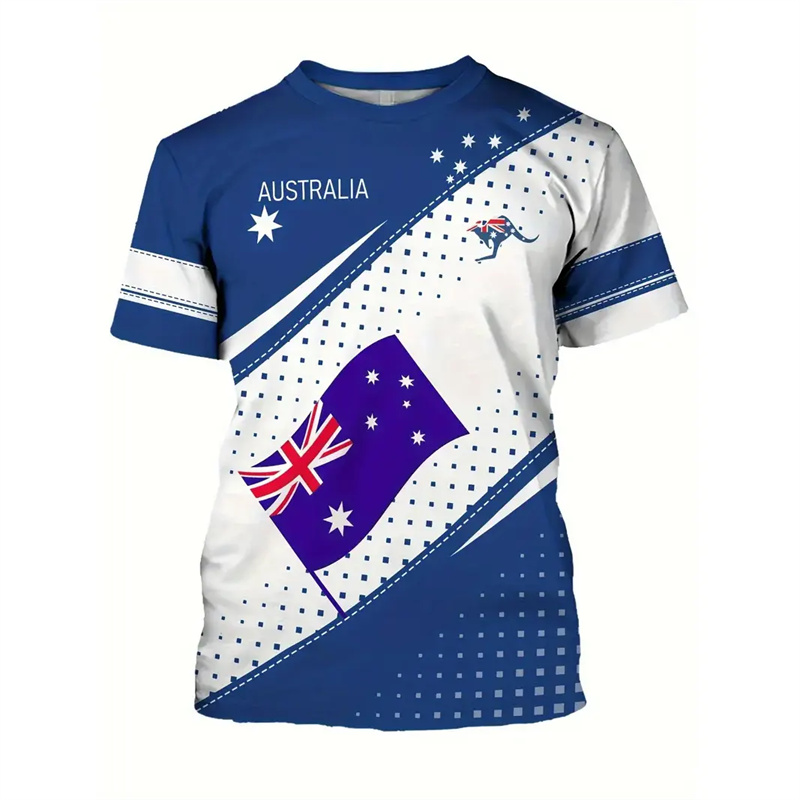 Australia National Flag T-shir - Summer Clothing Australia avis et prix