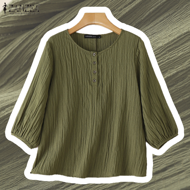 ZANZEA Woman Crinkled Texture  - Summer Days Clothing avis et prix