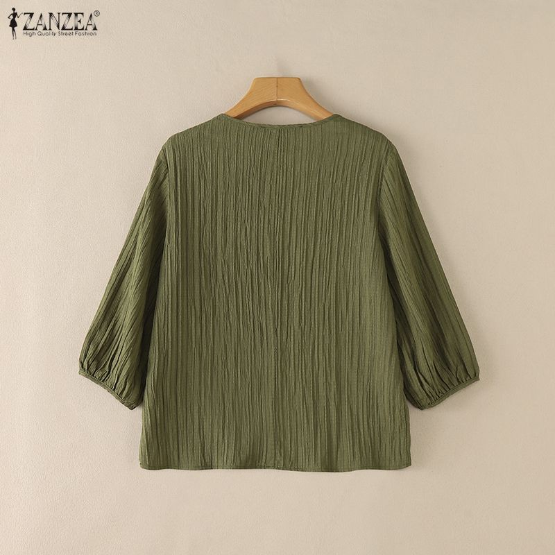 ZANZEA Woman Crinkled Texture  - Summer Days Clothing avis et prix