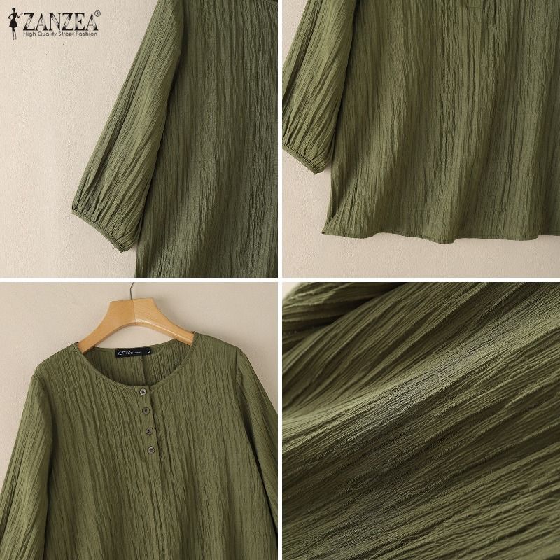 ZANZEA Woman Crinkled Texture  - Summer Days Clothing avis et prix