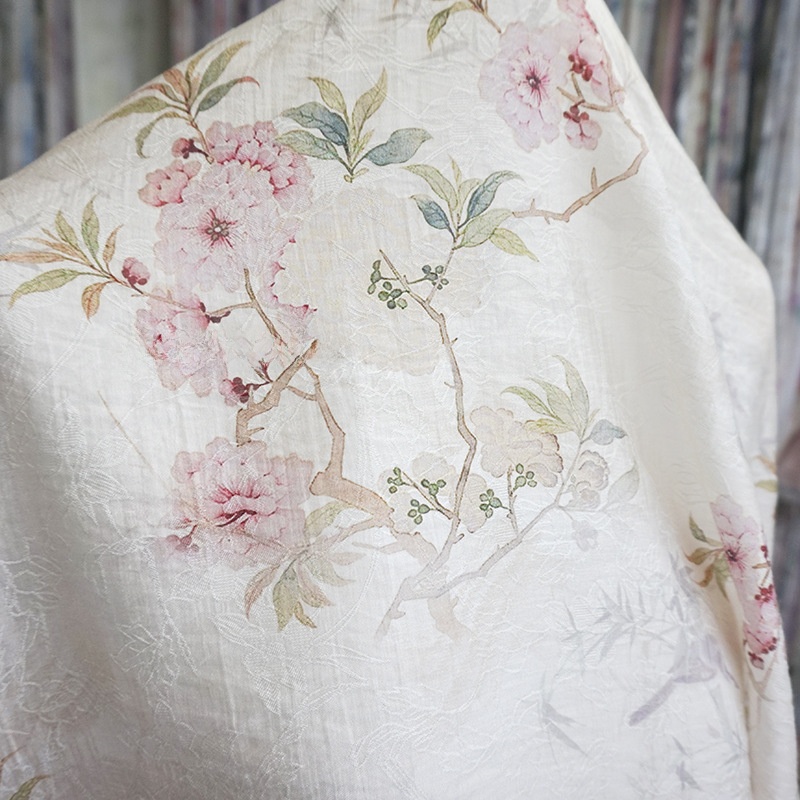 eng Textiles  Lyocell Embroide - Summer Clothing Material avis et prix