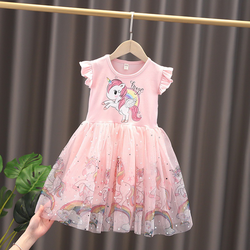 2024 New Unicorn Summer Prince - Summer Clothing For Kids Girls avis et prix