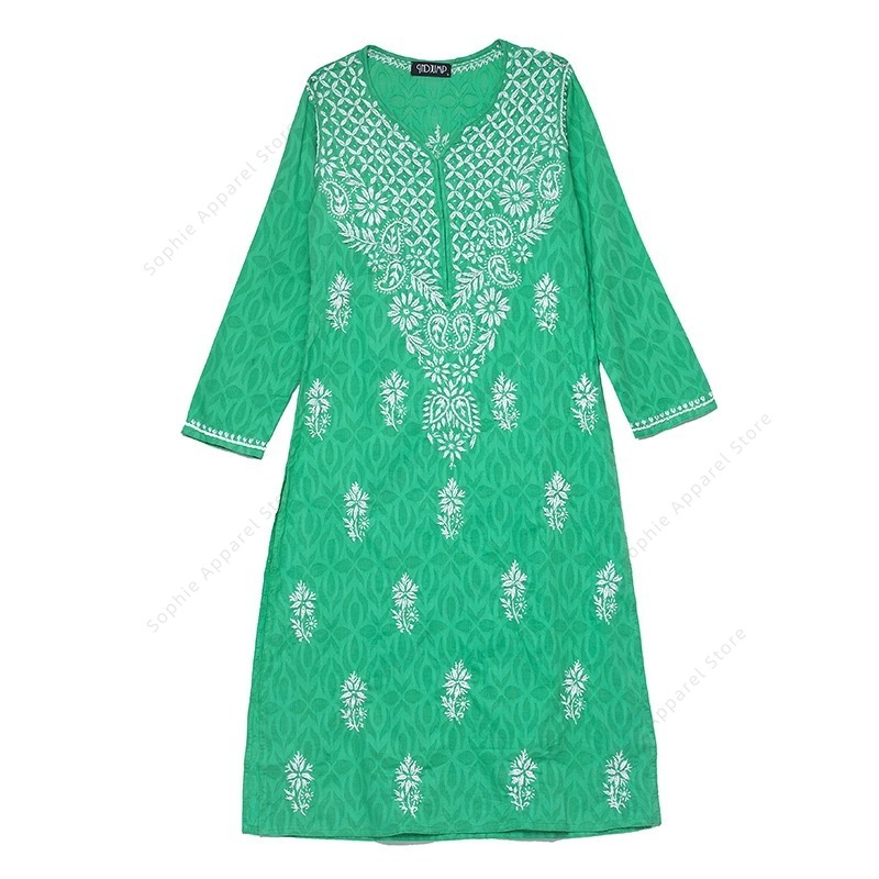 Women's Embroidered Kurti Indi - Summer Clothing India avis et prix