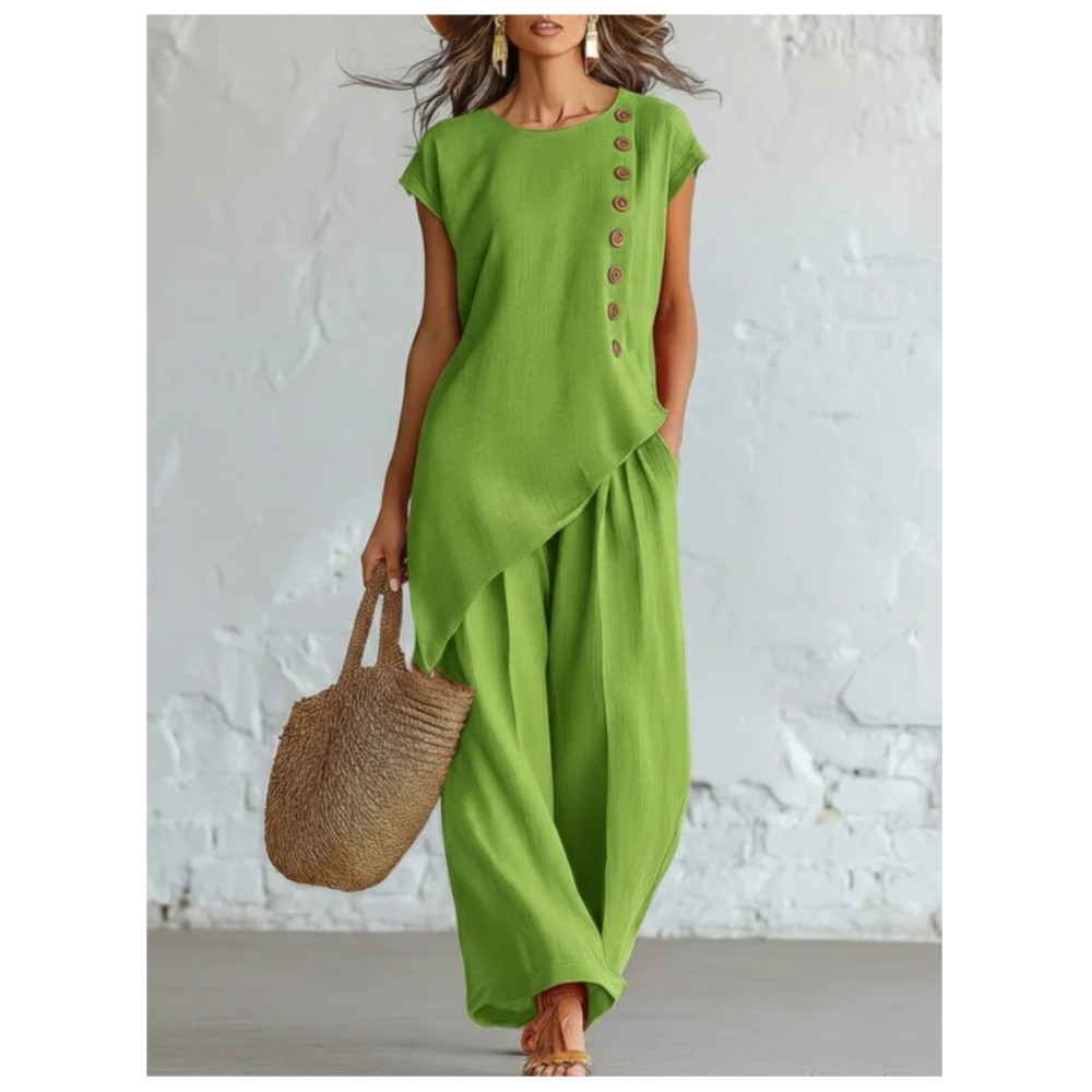 Summer Casual O Neck Button Do - Zara Summer Clothing For Women avis et prix