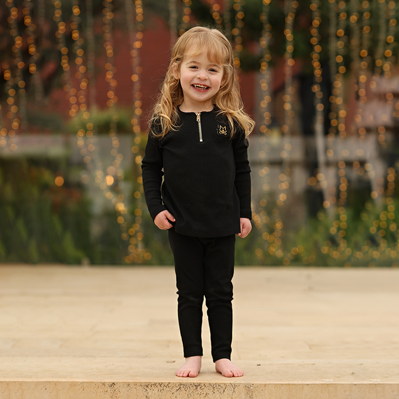 Summer black ribbed family mat - Summer Clothing Toddler avis et prix