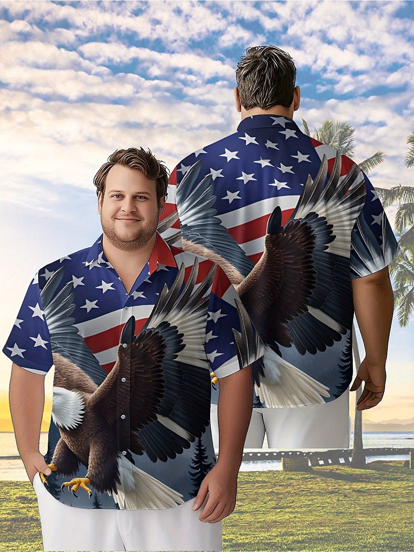 Men's Plus Size Hawaiian Shirt - Summer Days Clothing avis et prix