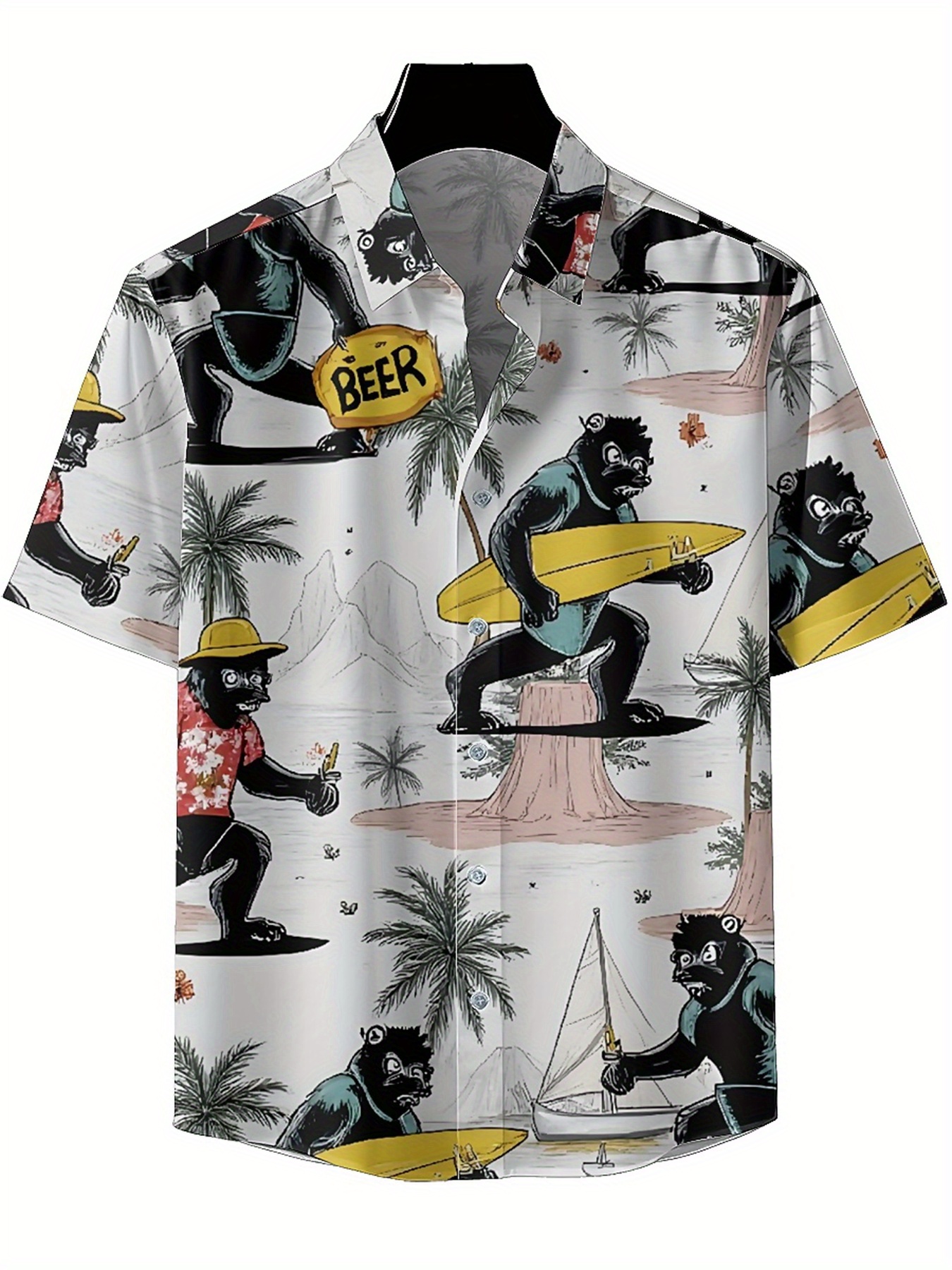 Men's Plus Size Hawaiian Shirt - Summer Clothing Patterns avis et prix