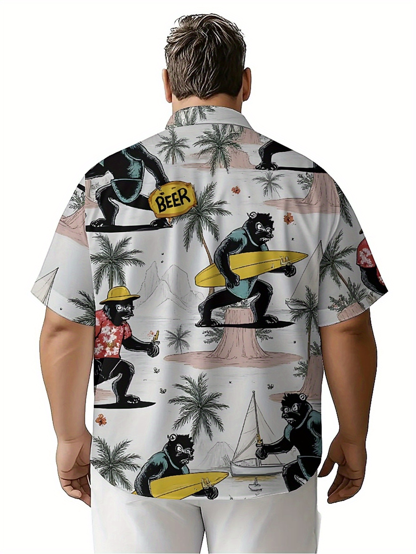 Men's Plus Size Hawaiian Shirt - Summer Clothing Patterns avis et prix
