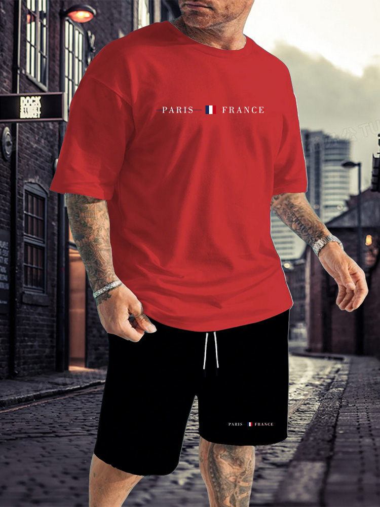 Men's Tracksuit 2 Piece O-neck - Summer Quotes avis et prix