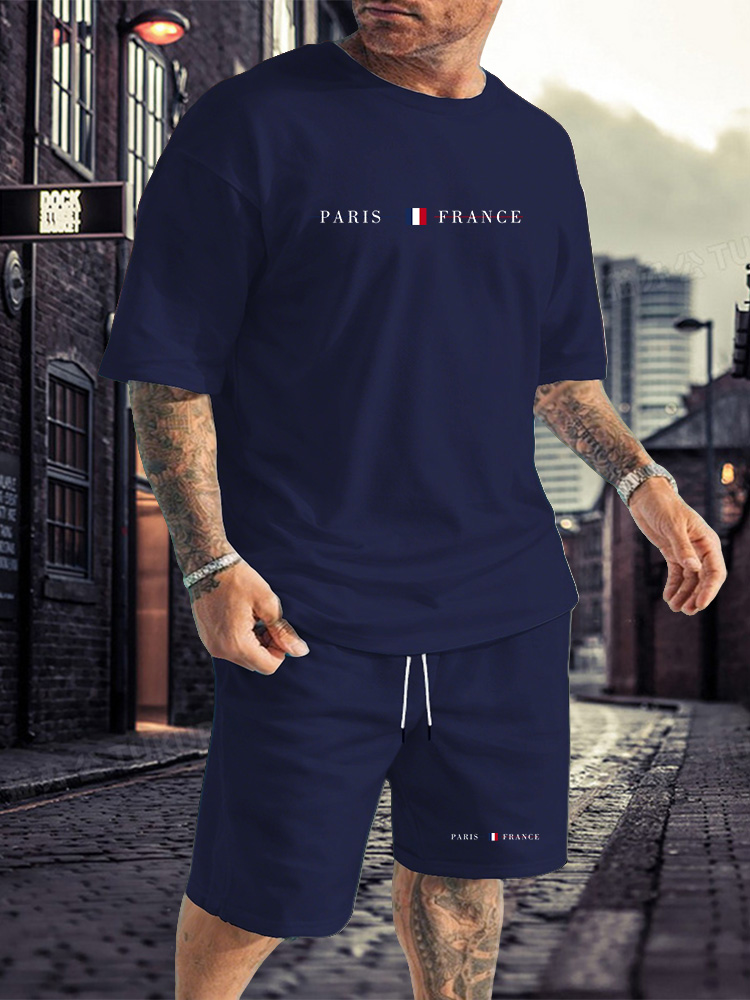 Men's Tracksuit 2 Piece O-neck - Summer Quotes avis et prix