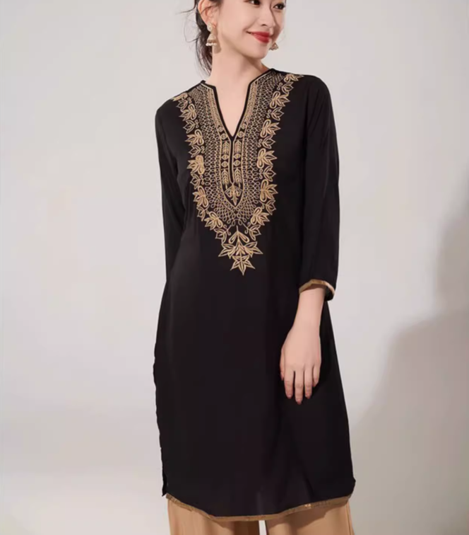 Indian Retro Embroidered Women - Summer Clothing India avis et prix