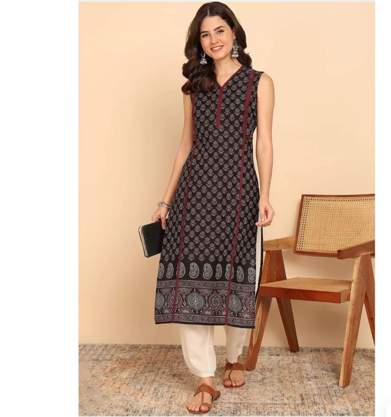 Indian ethnic style printed pu - Summer Clothing India avis et prix