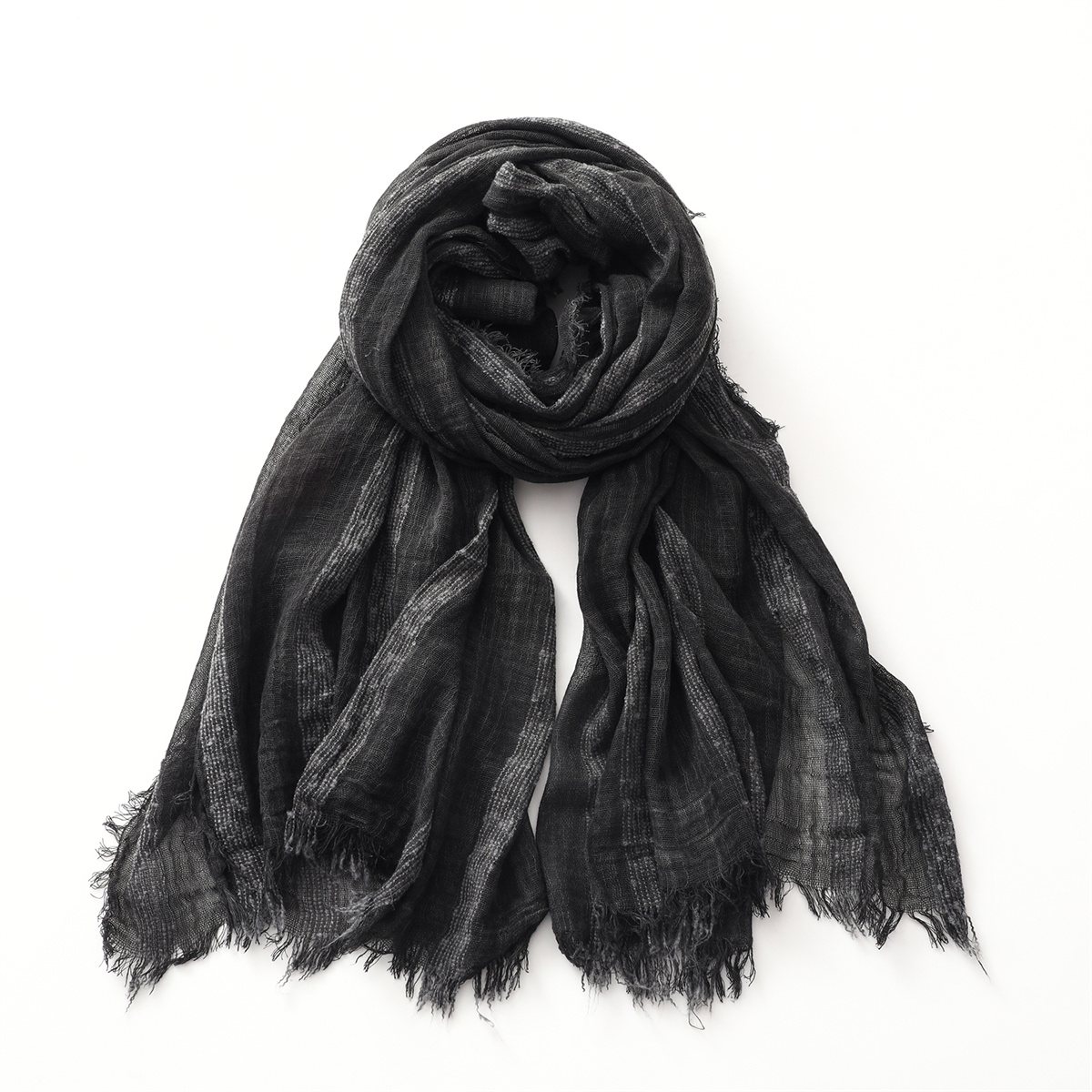 Cotton Linen Striped Scarf for - Linen Shorts Men avis et prix