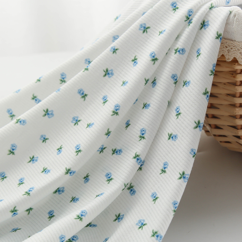 45x140cm Elastic 2X2 Knitted R - Summer Clothing Material avis et prix