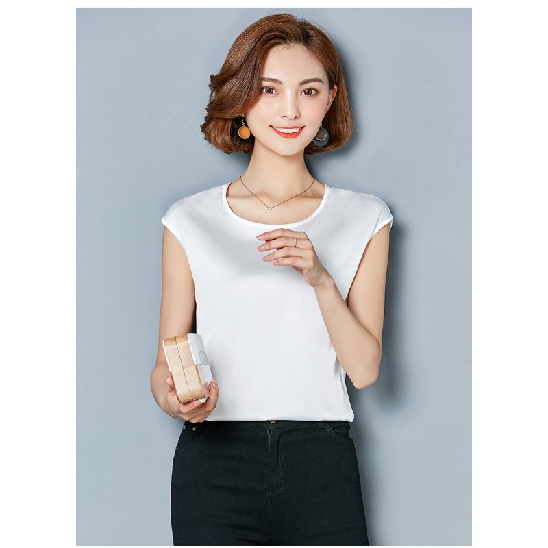 Sexy Silk vest women sleeveles - Summer Clothing For Plus Size Women avis et prix