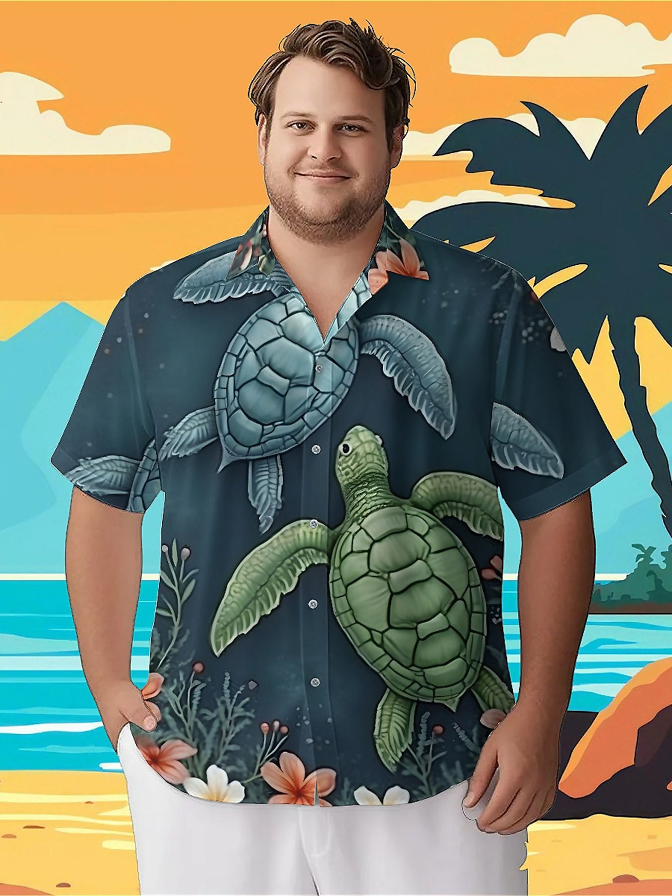 Men's Plus Size Hawaiian Shirt - Summer Clothing Patterns avis et prix