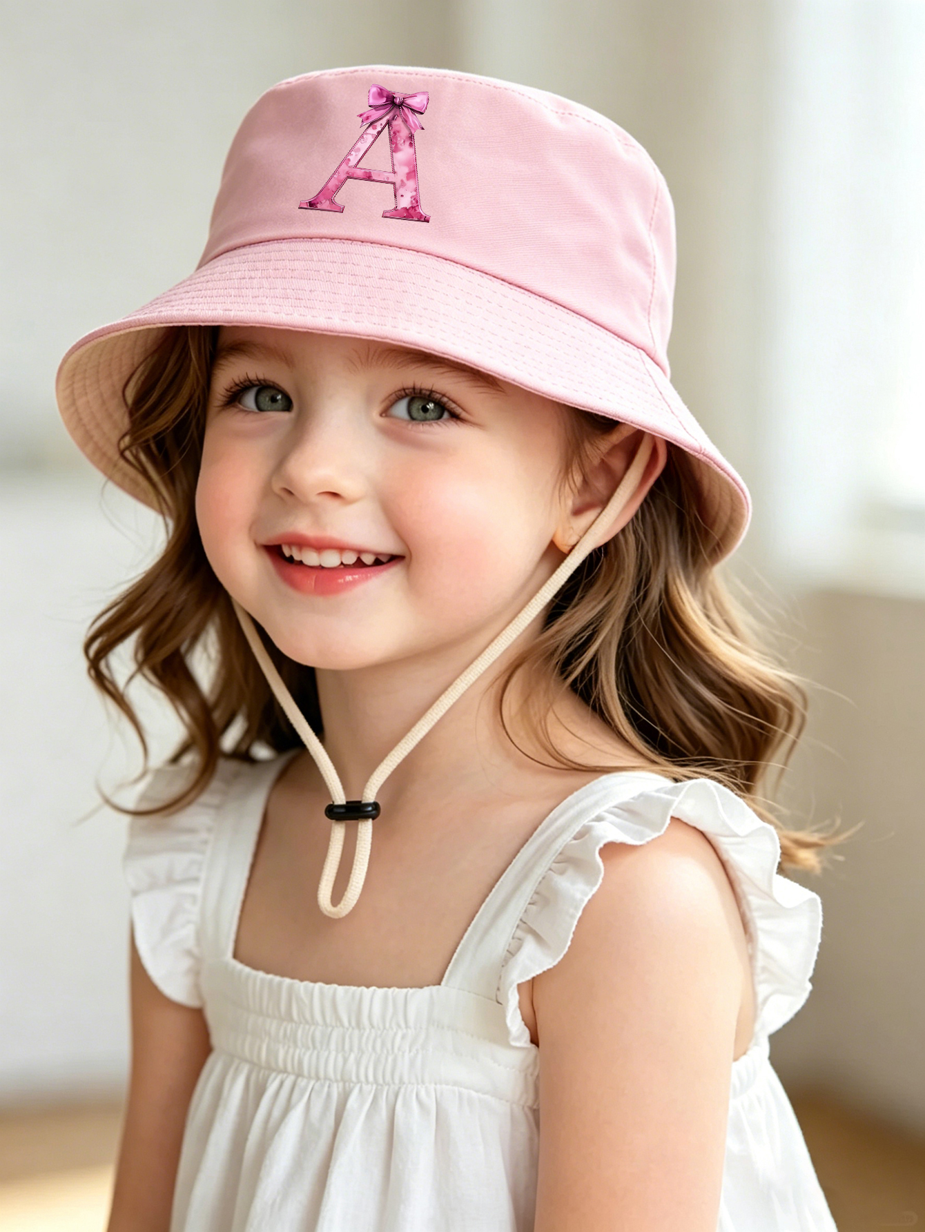 1pc pink baby girl bucket hat  - Summer Quotes avis et prix