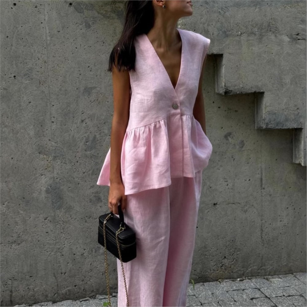 Casual Sleeveless Vest V Neck  - Zara Summer Clothing For Women avis et prix