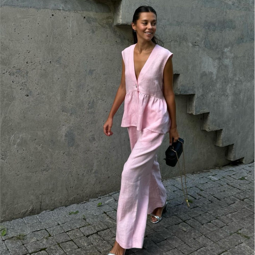 Casual Sleeveless Vest V Neck  - Zara Summer Clothing For Women avis et prix