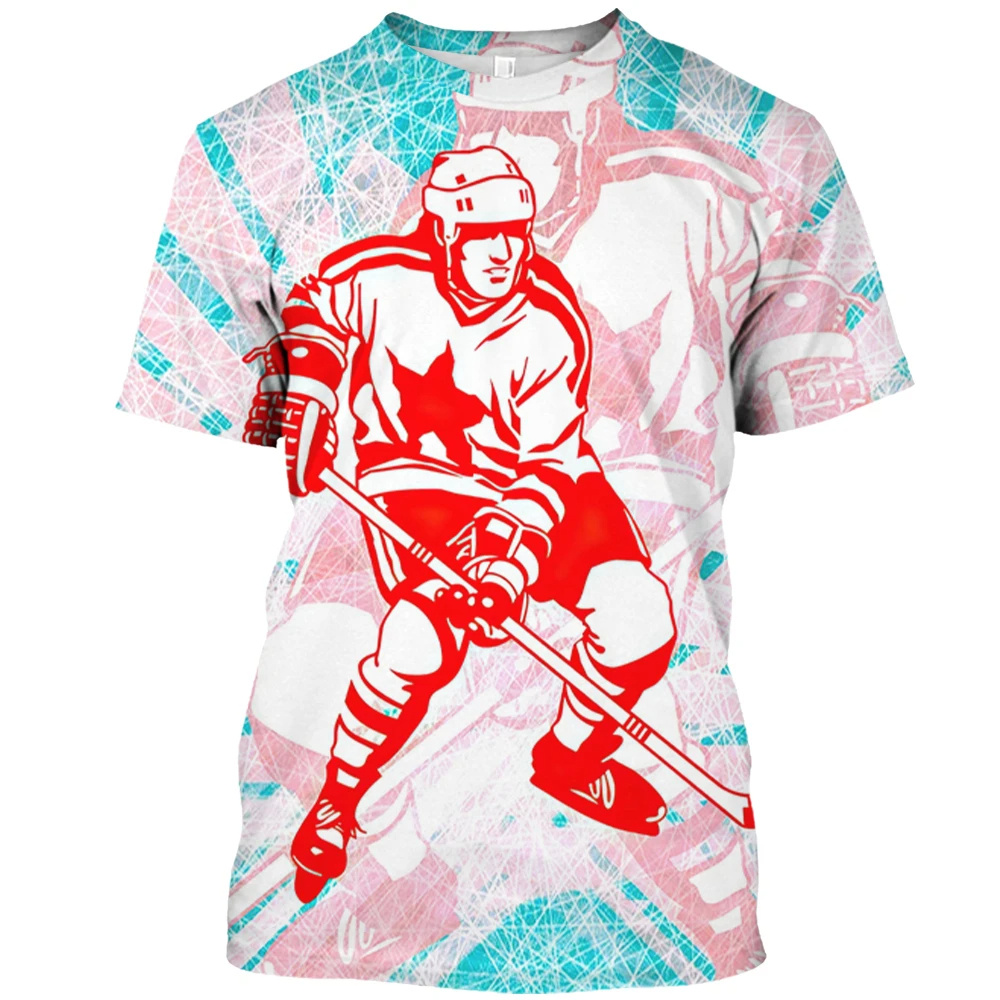 Canada Hockey T-Shirt Fashion  - Summer Clothing Canada avis et prix