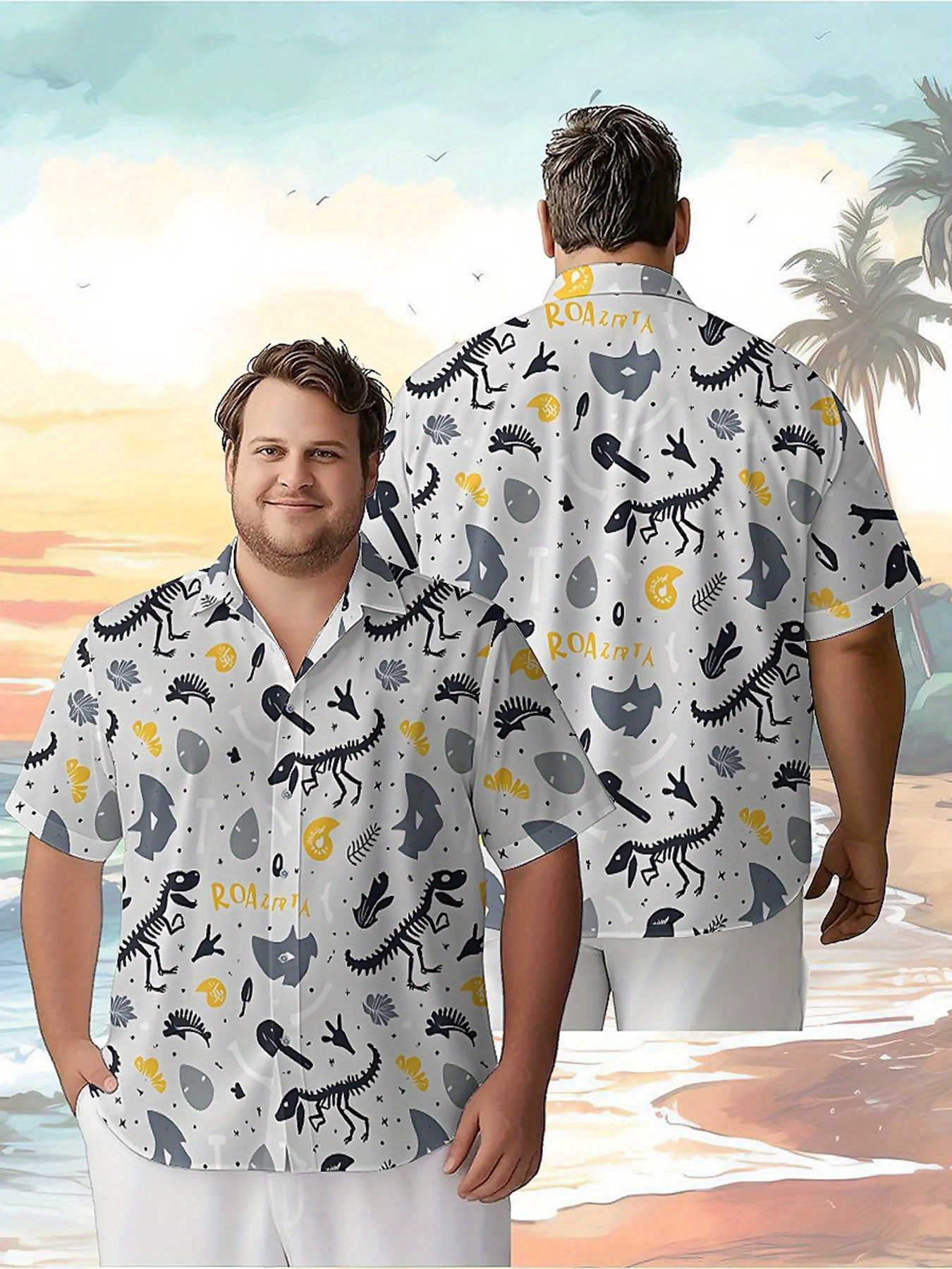 Men's Plus Size Hawaiian Shirt - Summer Clothing Patterns avis et prix